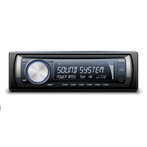 Carmesh-25-Car Stereo with LCD & Remote Control | Universal Fit MP3 Player -Bluetooth, USB, AUX, FM Radio